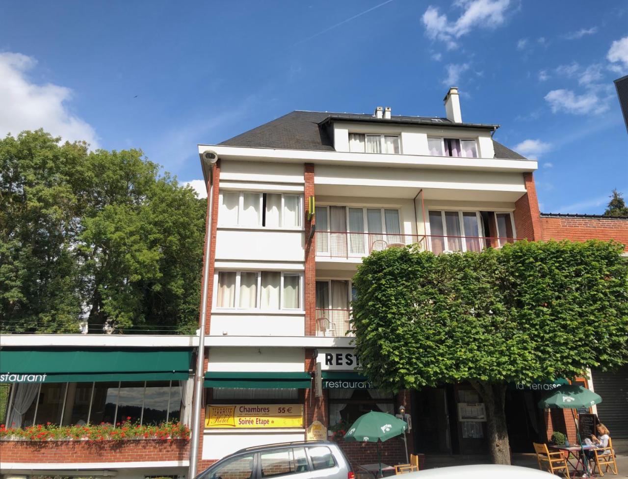 Logis Terrasse Hotel Лизьё Экстерьер фото